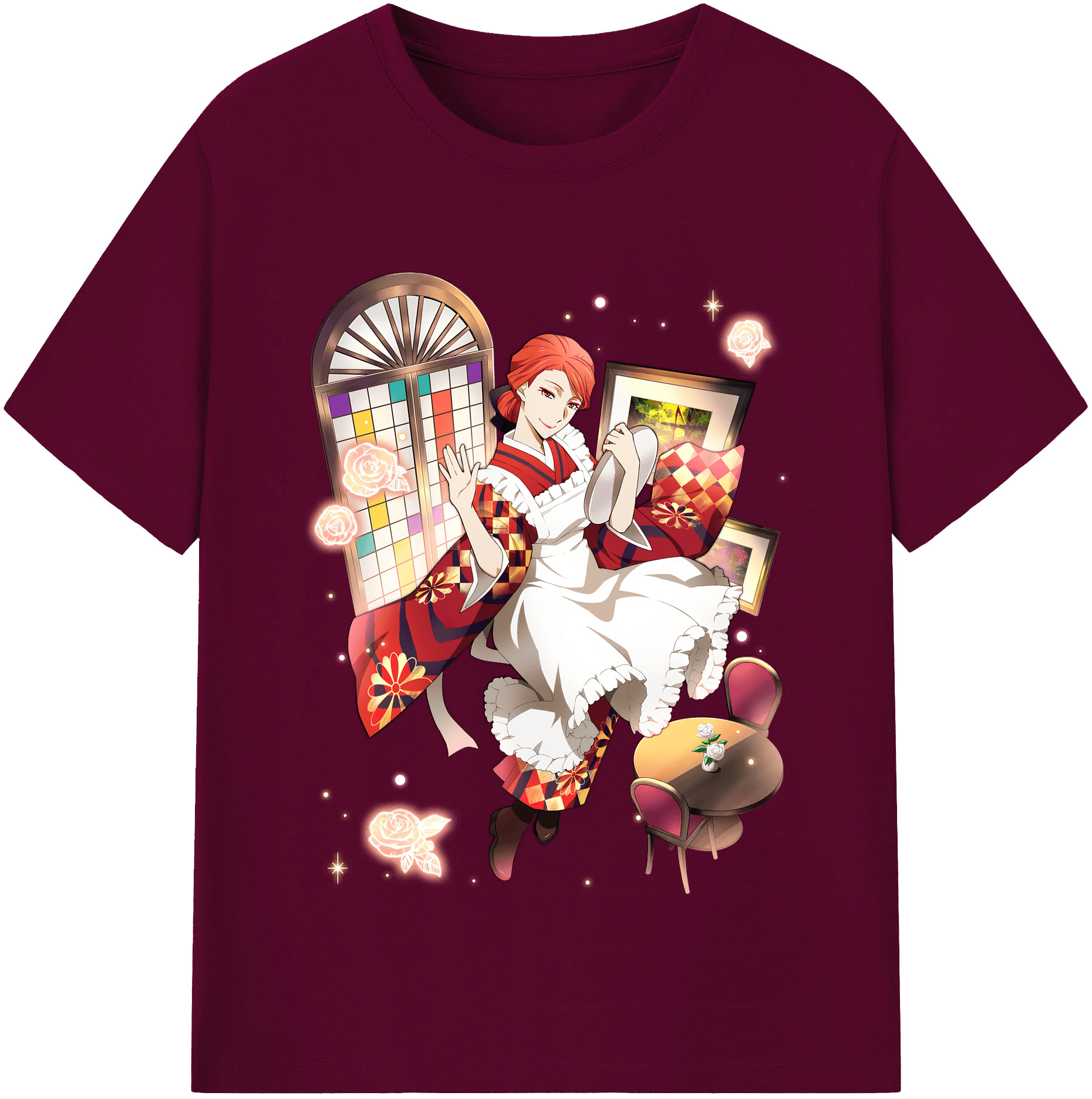 （画像用） 文豪ストレイドッグス Bungo Stray Dogs レディースカジュアルプリントTシャツ（綿100％）